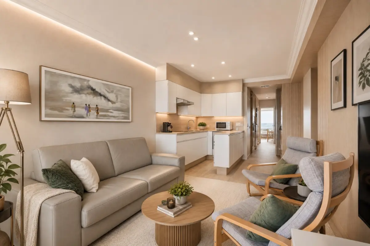 Appartement te  in Blankenberge 8370 209000.00€ 1 slaapkamers 46.00m² - Zoekertje 756597