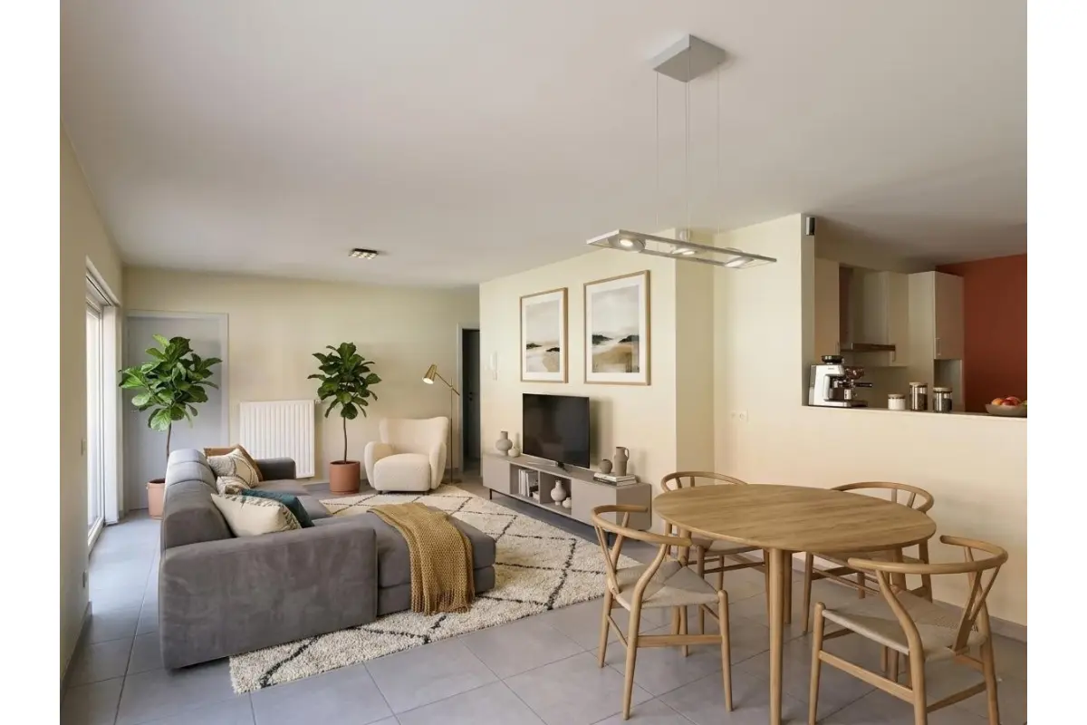 Appartement te  huur in Meulebeke 8760 745.00€ 2 slaapkamers 95.00m² - Zoekertje 762503