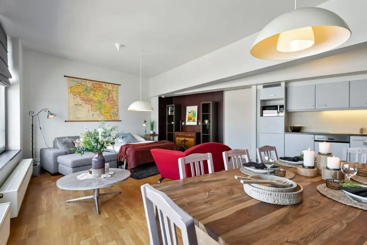 Appartement te  huur in Oostende 8400 2080.00€ 1 slaapkamers 74.00m² - Zoekertje 766592