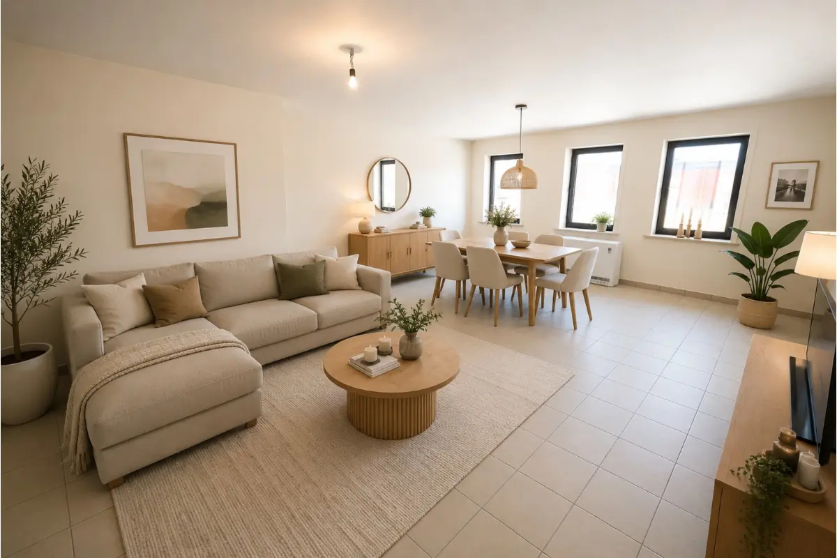 Appartement te  huur in Sint-Kruis 8310 830.00€ 2 slaapkamers m² - Zoekertje 783228