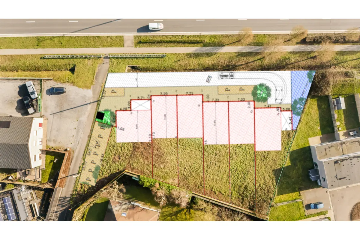 Grond te  koop in Harelbeke 8530 450000.00€  slaapkamers m² - Zoekertje 787476