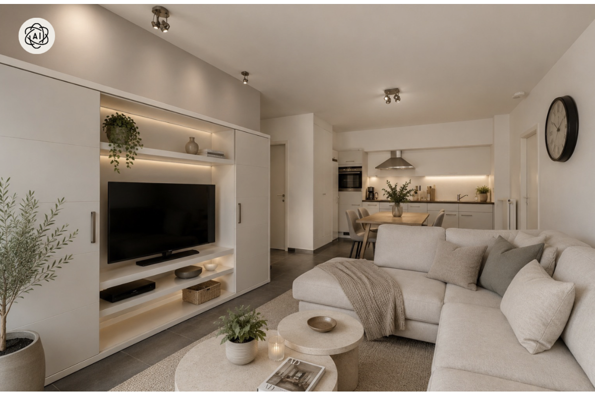 Appartement te  koop in Anzegem 8570 168500.00€ 1 slaapkamers 50.00m² - Zoekertje 791997