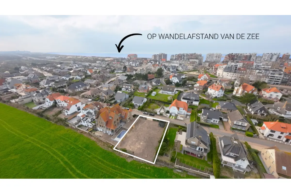 Bouwgrond te  koop in Westende 8434 550000.00€  slaapkamers m² - Zoekertje 798166