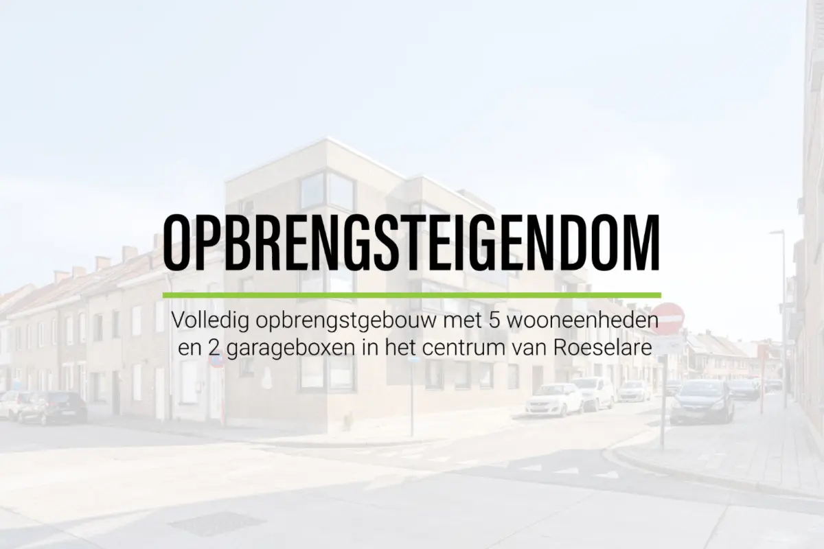 Appartementsgebouw te  koop in Roeselare 8800 599000.00€ 8 slaapkamers 320.00m² - Zoekertje 799026