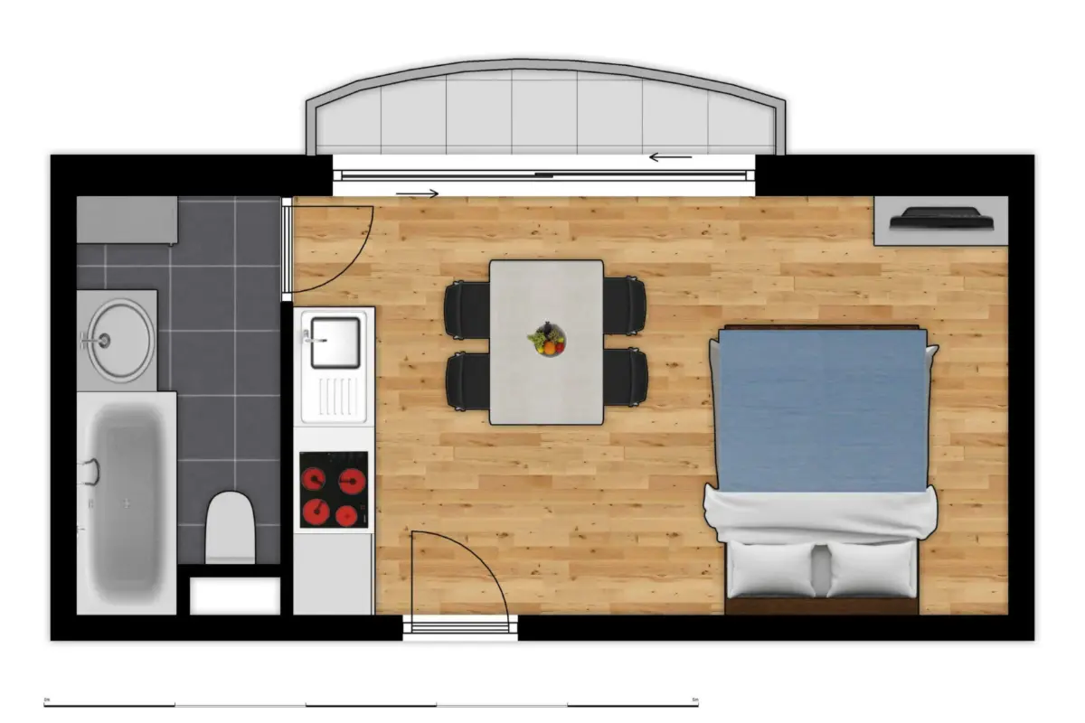 Appartement te  huur in De Haan 8420 2263.00€  slaapkamers m² - Zoekertje 801879