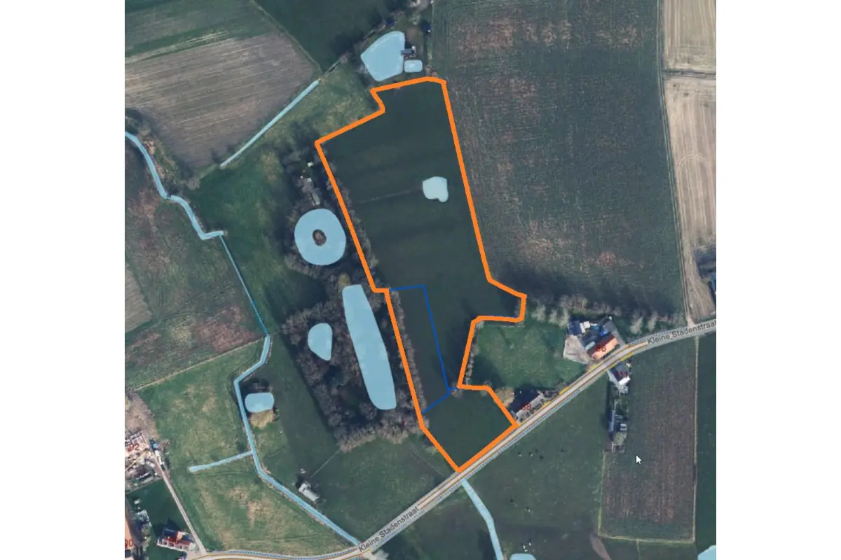 Niet bebouwbare grond te  koop in Hooglede 8830 136000.00€  slaapkamers m² - Zoekertje 805614