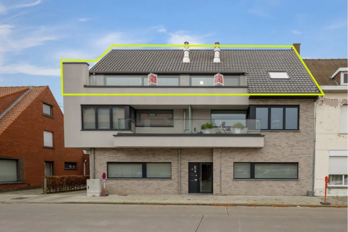 Penthouse te  huur in Harelbeke 8530 995.00€ 2 slaapkamers 130.00m² - Zoekertje 819684