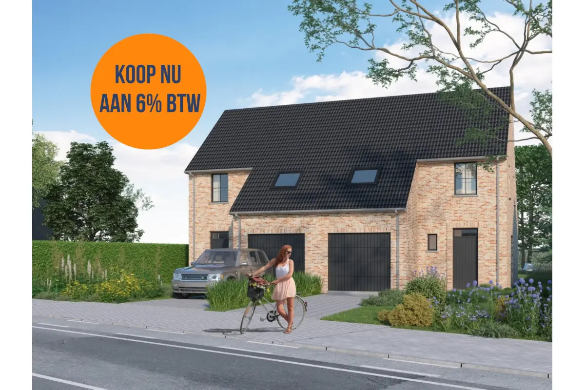 Huis te  koop in Ruddervoorde 8020 379000.00€ 3 slaapkamers m² - Zoekertje 828650